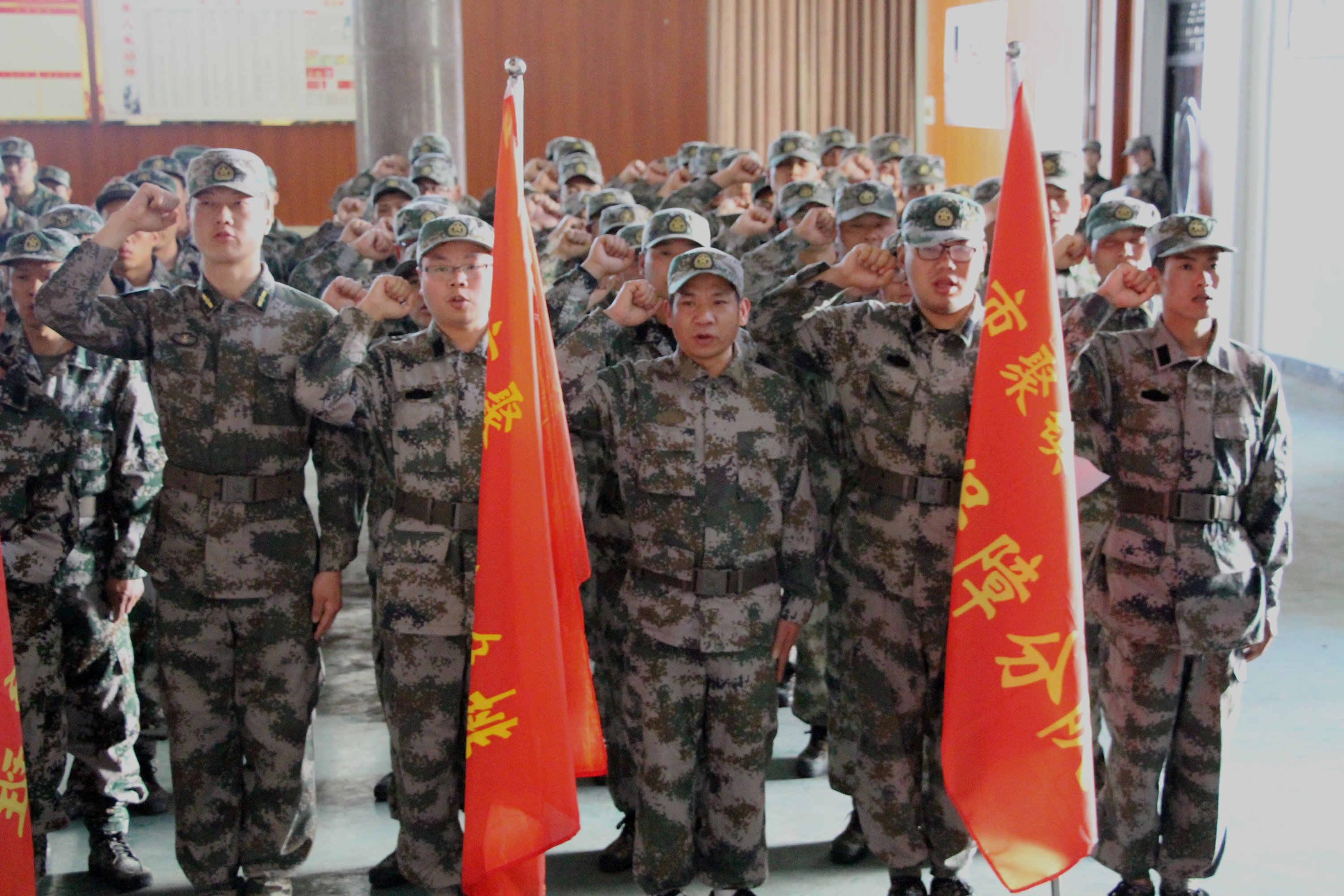【澳門6766網站net武裝】澳門6766網站net航空小鎮民兵應急分隊參加大市聚鎮民兵整組點驗大會